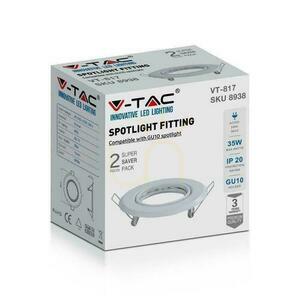 Očko V-TAC GU10 kulaté pohyblivé bílé (balení. 2 ks) VT-817-RD-W 2 Očko V-TAC GU10 kulaté pohyblivé bílé (balení. 2 ks) VT-817-RD-W small 2