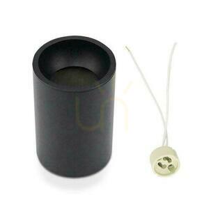 V-TAC Hliníková kulatá trubka GU10 pro povrchovou montáž černá 70x107mm VT-802 Záruka 3 roky small 2