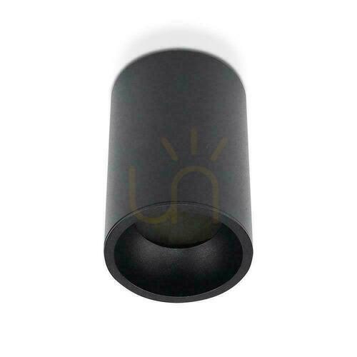 Kontrola V-TAC Hliníková kulatá trubka GU10 pro povrchovou montáž černá 70x107mm VT-802 Záruka 3 roky