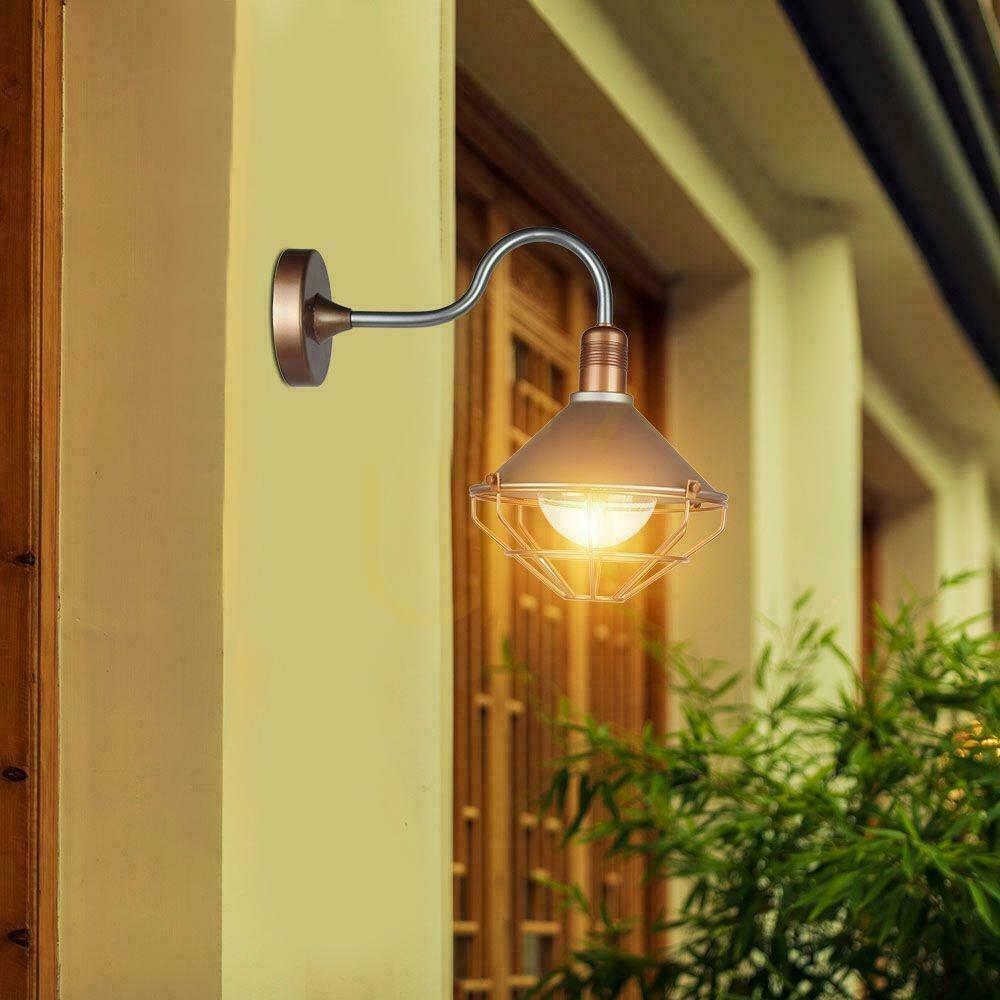 Náhled Nástěnné svítidlo Copper MAT Mesh LOFT IP65 V-TAC VT-720R Záruka 5 let Nástěnné svítidlo Copper MAT Mesh LOFT IP65 V-TAC VT-720R Záruka 5 let