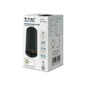 V-TAC Hliníková kulatá trubka GU10 pro povrchovou montáž černá 60x100mm VT-807-B Záruka 3 roky small 4