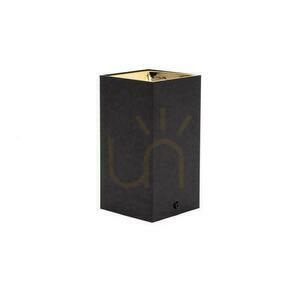 V-TAC GU10 Square Surface Mounted Ceiling Luminaire Black+Gold 74x74x140mm VT-882SQ Záruka 3 roky small 1