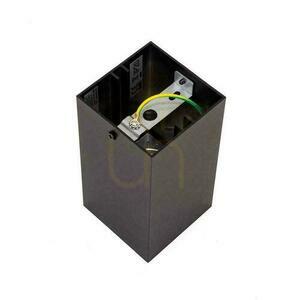 V-TAC GU10 Square Surface Mounted Ceiling Luminaire Black+Gold 74x74x140mm VT-882SQ Záruka 3 roky small 3