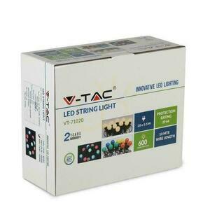 Venkovní světelný řetěz V-TAC VT-71020, 10 m, 20 × 0,5 W LED, barevný RGBY, IP44, 600 lm small 1