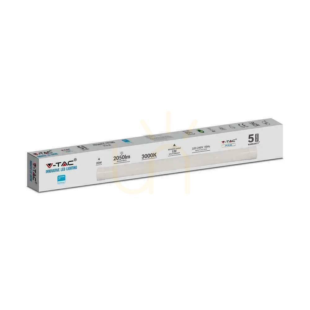 Zobrazit V-TAC 20W LED lineární svítidlo pro povrchovou montáž SAMSUNG CHIP 60cm 120Lm/W VT-8-20 4000K 2400lm Záruka 5 let V-TAC 20W LED lineární svítidlo pro povrchovou montáž SAMSUNG CHIP 60cm 120Lm/W VT-8-20 4000K 2400lm Záruka 5 let