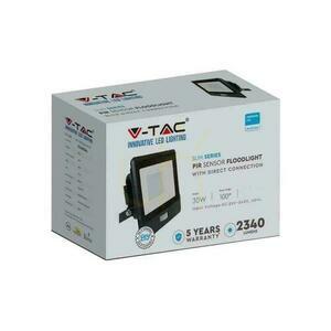 LED projektor V-TAC 30W SAMSUNG CHIP Senzor pohybu černý s MUFa VT-138S 3000K 2340lm Záruka 5 let small 3