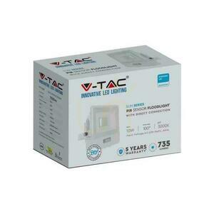 V-TAC LED projektor 10W SAMSUNG CHIP Senzor pohybu bílý s MUFa VT-118S 4000K 735lm Záruka 5 let small 4
