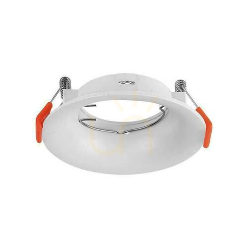 Kontrola Bílé zápustné svítidlo V-TAC VT-920-W GU10 Ø88 mm IP20