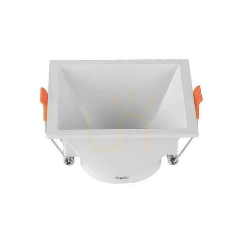 Kontrola Mesh V-TAC GU10 Zapuštěný hluboký čtverec bílý VT-927 Záruka 3 roky