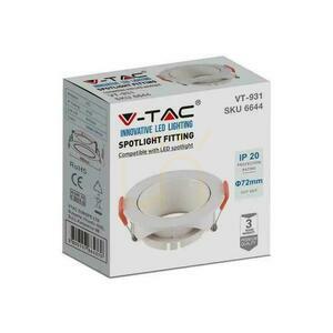 V-TAC GU10 Zapuštěná kulatá mřížka Bílá/Bílá VT-931 Záruka 3 roky 2 V-TAC GU10 Zapuštěná kulatá mřížka Bílá/Bílá VT-931 Záruka 3 roky small 2