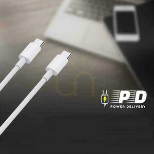 Kabel USB-C na USB-C 1 m, bílý, 60 W V-TAC VT-5303-W small 7