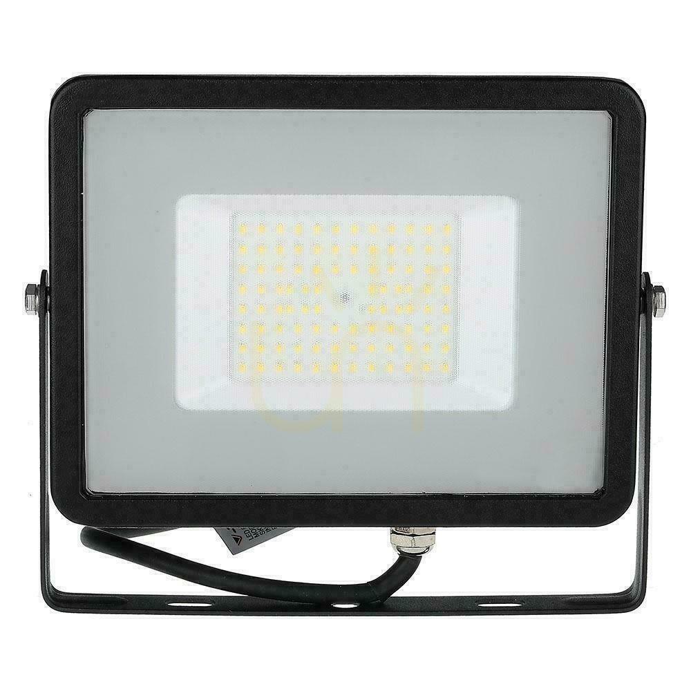 Pohled V-TAC 50W SAMSUNG CHIP SLIM LED projektor černý VT-56 4000K 5750lm 5 let záruka V-TAC 50W SAMSUNG CHIP SLIM LED projektor černý VT-56 4000K 5750lm 5 let záruka