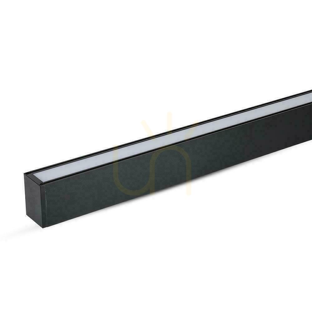 Pohled V-TAC LED lineární SAMSUNG CHIP 40W závěsný černý 120cm VT-7-40-B 6500K 3270lm 5 let záruka V-TAC LED lineární SAMSUNG CHIP 40W závěsný černý 120cm VT-7-40-B 6500K 3270lm 5 let záruka