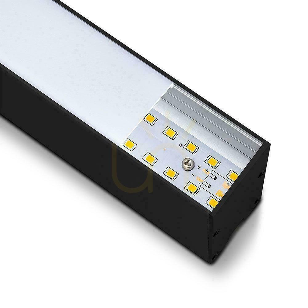 Náhled V-TAC LED lineární SAMSUNG CHIP 40W závěsný černý 120cm VT-7-40-B 6500K 3270lm 5 let záruka V-TAC LED lineární SAMSUNG CHIP 40W závěsný černý 120cm VT-7-40-B 6500K 3270lm 5 let záruka