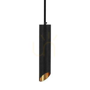 V-TAC GU10 Závěsné svítidlo černé+zlaté 55x200mm VT-975-200 Záruka 3 roky small 1