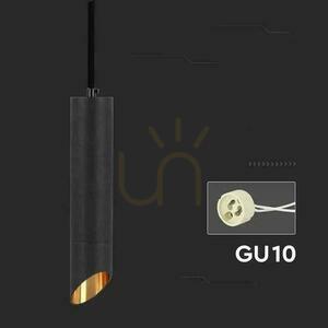 V-TAC GU10 Závěsné svítidlo černé+zlaté 55x200mm VT-975-200 Záruka 3 roky small 5