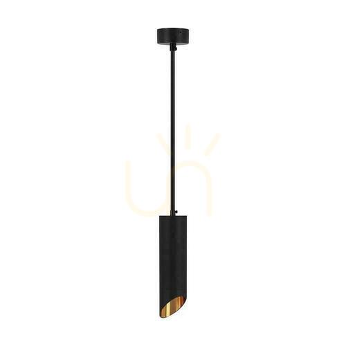 Kontrola V-TAC GU10 Závěsné svítidlo černé+zlaté 55x200mm VT-975-200 Záruka 3 roky