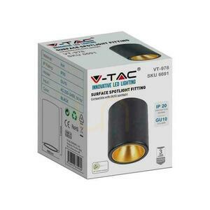 V-TAC GU10 kulatá trubka pro povrchovou montáž černá+zlatá 98x118mm VT-978RD 3 roky záruka 1 V-TAC GU10 kulatá trubka pro povrchovou montáž černá+zlatá 98x118mm VT-978RD 3 roky záruka small 1