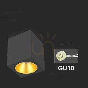 V-TAC GU10 Square Surface Mounting Black+Gold 100x100x120cm VT-979SQ 3 roky záruka small 2