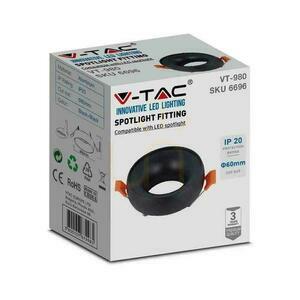 V-TAC GU10 Zapuštěná kulatá mřížka zlatá + černá VT-980RD Záruka 3 roky 1 V-TAC GU10 Zapuštěná kulatá mřížka zlatá + černá VT-980RD Záruka 3 roky small 1