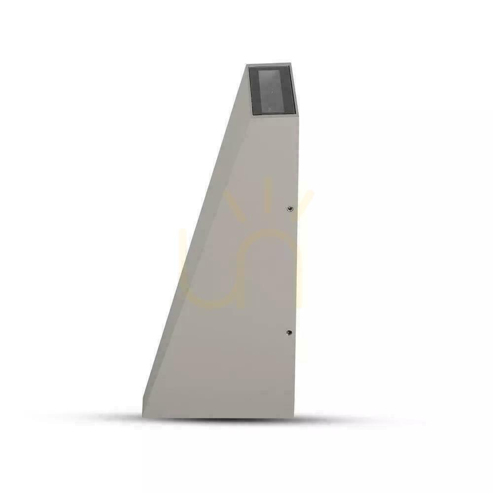 Pohled Nástěnné svítidlo V-TAC 4W LED Grey IP65 VT-826-G 3000K 450lm. Nástěnné svítidlo V-TAC 4W LED Grey IP65 VT-826-G 3000K 450lm.