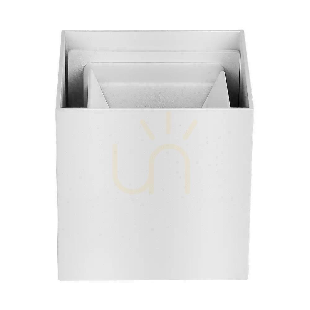 Kontrola V-TAC 11W LED nástěnné svítidlo s nastavitelným čipem BRIDGELUX White Square IP65 VT-759-12-W 3000K 1360lm V-TAC 11W LED nástěnné svítidlo s nastavitelným čipem BRIDGELUX White Square IP65 VT-759-12-W 3000K 1360lm