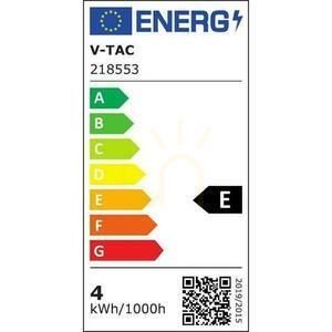 Nástěnné svítidlo V-TAC 4W LED černá kulatá IP65 VT-834-B 3000K 428lm. small 5