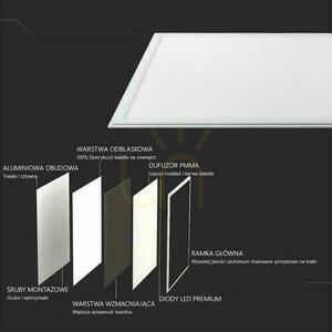 LED panel V-TAC VT-12031-N 120x30 cm 29W 3960lm 4000K CRI80 IP20 bílý small 3
