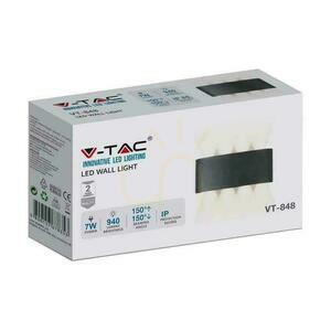 Nástěnná montáž V-TAC 7W LED černá IP65 VT-848 4200K 940lm small 2