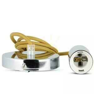 V-TAC Závěsné svítidlo Chrome Metal Beige Wire VT-7338-BE Záruka 5 let 1 V-TAC Závěsné svítidlo Chrome Metal Beige Wire VT-7338-BE Záruka 5 let small 1