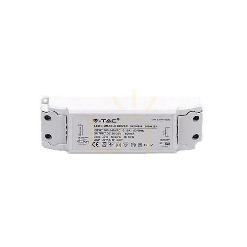 Kontrola Napájecí zdroj pro LED panely 29W 26-36V 800mA 230V V-TAC