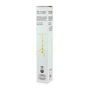 Dvojitý stojan pro reflektory V-TAC VT-41150 žlutý 1,8 m small 5
