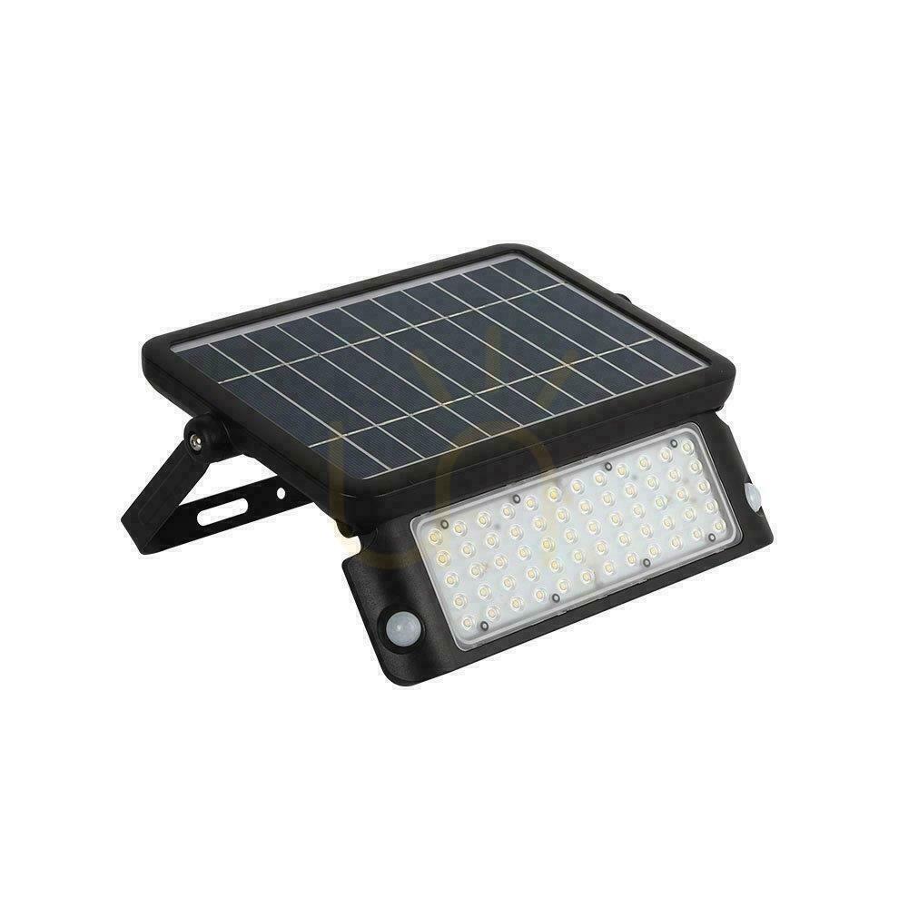 Kontrola V-TAC 10W LED solární projektor černý Senzor pohybu IP65 VT-787-10 4000K 1150lm V-TAC 10W LED solární projektor černý Senzor pohybu IP65 VT-787-10 4000K 1150lm