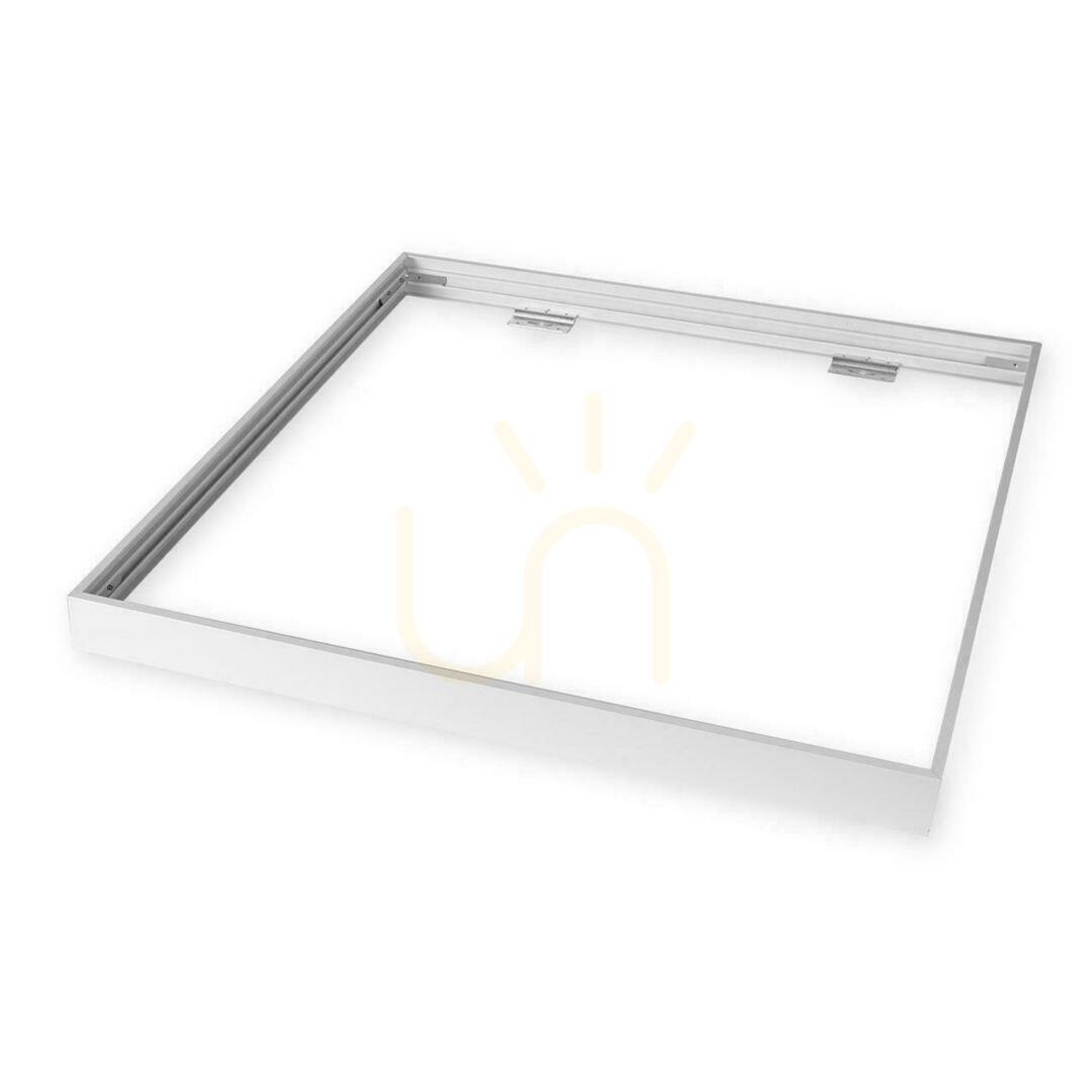 Pohled Skládací hliníkový rám pro LED panely 600X600 bílý bez viditelných šroubů V-TAC 5 let záruka Skládací hliníkový rám pro LED panely 600X600 bílý bez viditelných šroubů V-TAC 5 let záruka