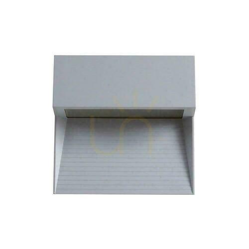 Kontrola 3W LED V-TAC Grey Square IP65 VT-1172-G 4000K 210lm Fasádní nástěnné svítidlo.