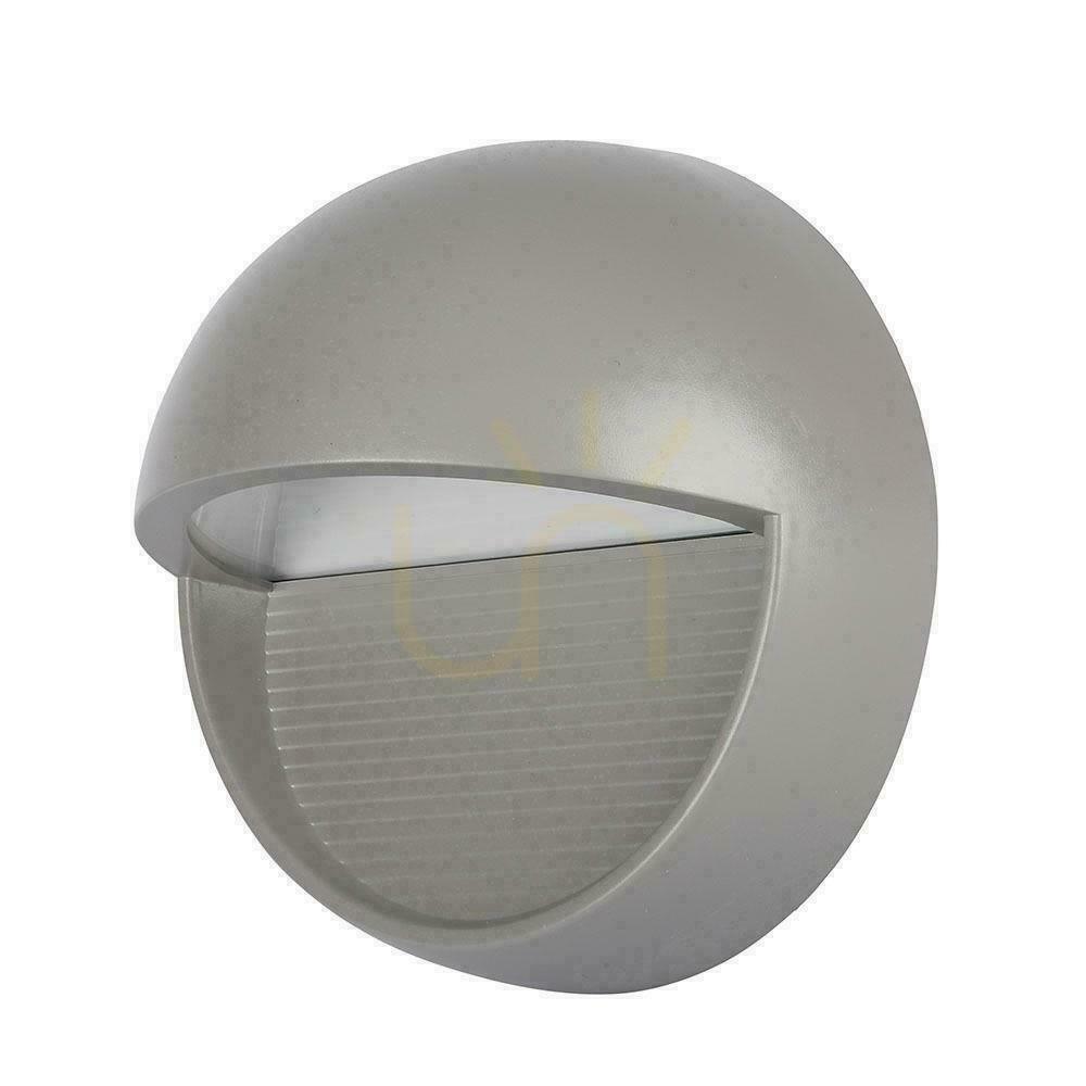 Kontrola Nástěnné 3W LED svítidlo V-TAC Grey Round 230V IP65 VT-1182-G 3000K 210lm. Nástěnné 3W LED svítidlo V-TAC Grey Round 230V IP65 VT-1182-G 3000K 210lm.
