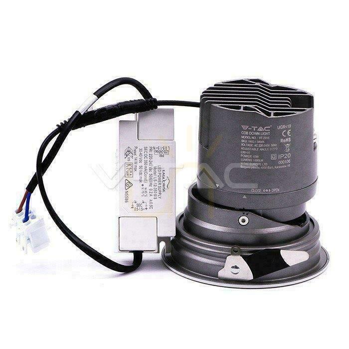 Zobrazit LED svítidlo V-TAC 35W COB CREE CRI95+ UGR19 24st VT-2936 4000K 2300lm 5 let záruka LED svítidlo V-TAC 35W COB CREE CRI95+ UGR19 24st VT-2936 4000K 2300lm 5 let záruka