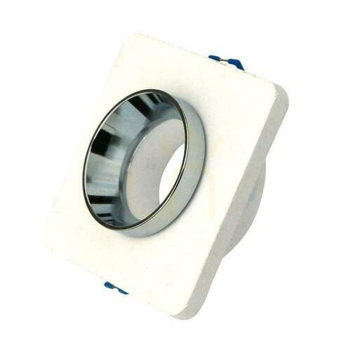 Kontrola V-TAC GIPS BETON GU10 Square Recessed Mesh White/Chrome VT-862-CHW Záruka 5 let