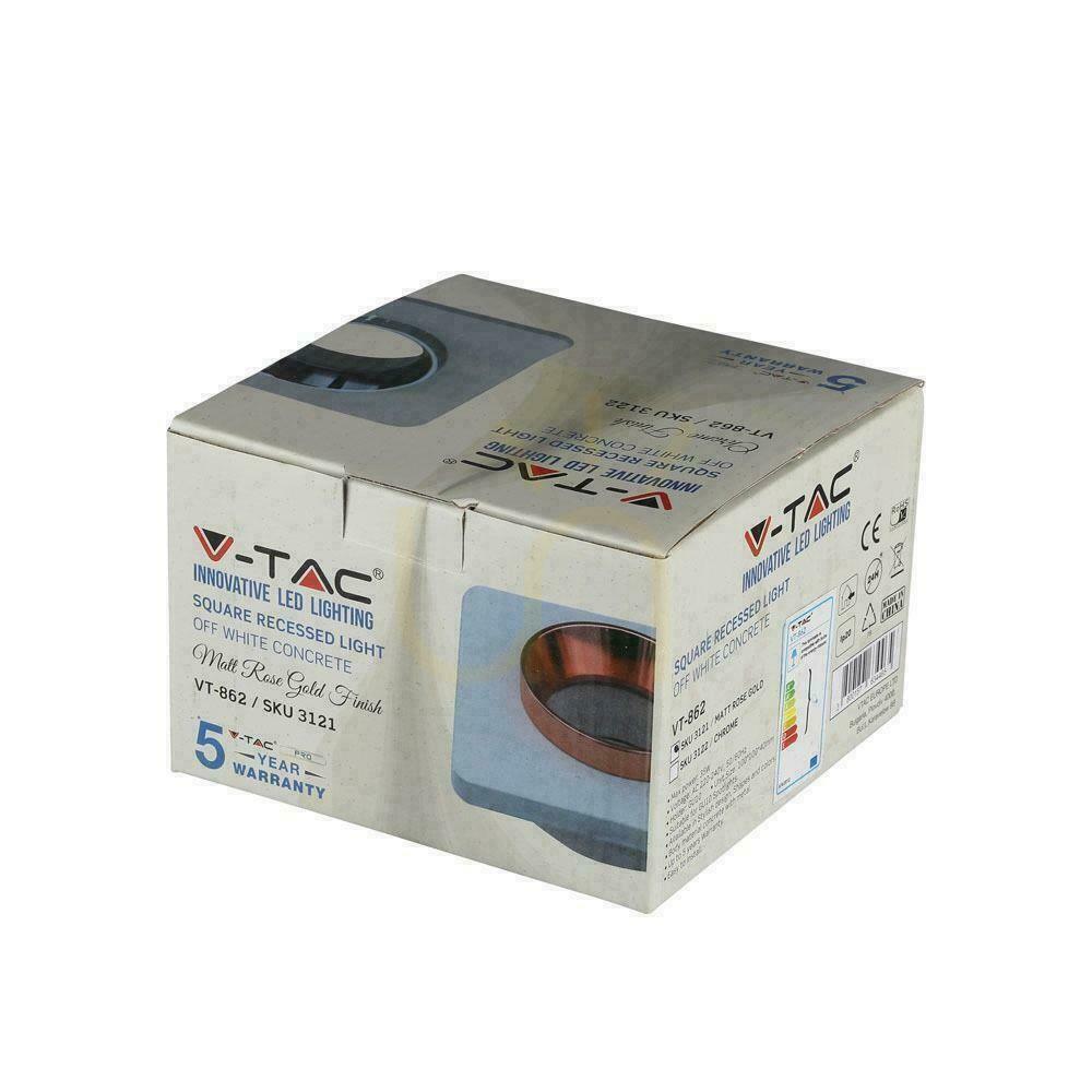 Zobrazit V-TAC GIPS BETON GU10 Square Recessed Mesh White/Pink Gold VT-862-MRR Záruka 5 let V-TAC GIPS BETON GU10 Square Recessed Mesh White/Pink Gold VT-862-MRR Záruka 5 let
