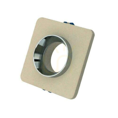 Kontrola V-TAC GIPS BETON GU10 Square Recessed Mesh White/Chrome VT-862-CHR Záruka 5 let