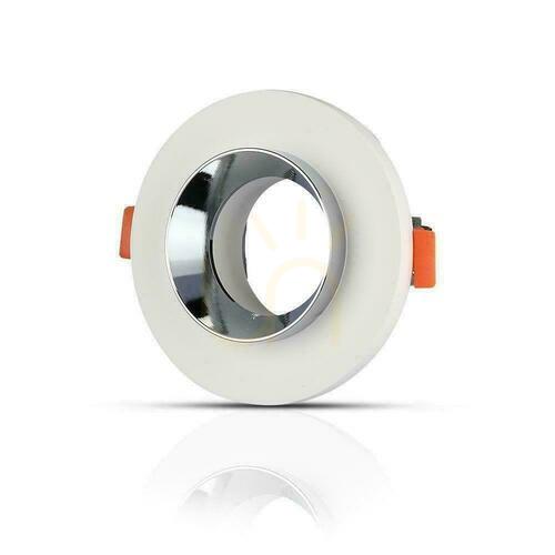 Kontrola Mesh V-TAC GIPS BETON GU10 Round Recessed White/Chrome VT-862-CRD Záruka 5 let