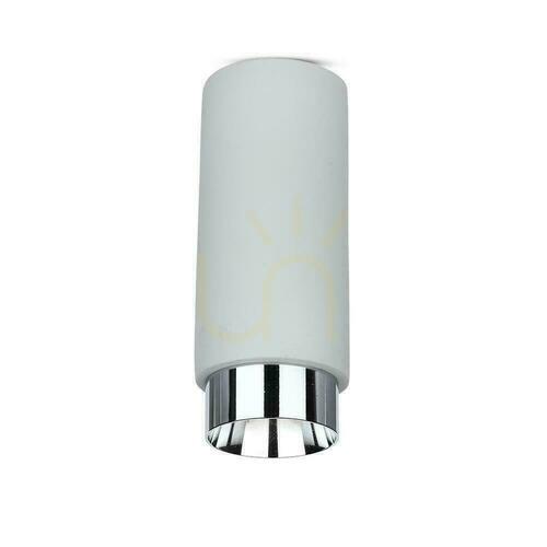 Kontrola V-TAC GIPS BETON GU10 s povrchovou montáží šedý/chrom VT-865-CHC Záruka 5 let.