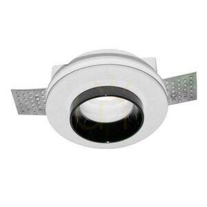 Zápustné svítidlo V-TAC VT-866-BRD GU10 ze sádry, bílé s černým kroužkem 100 mm small 1