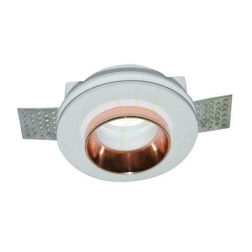 Kontrola Mesh V-TAC GIPS GU10 Round Recessed G-K White+Gold VT-866-MRD Záruka 5 let