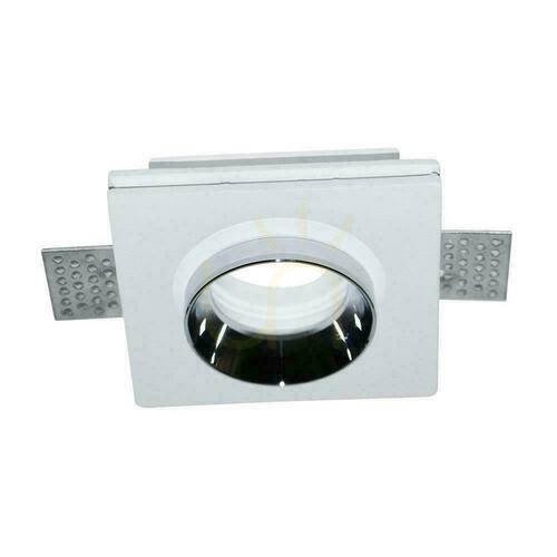 Kontrola Mesh V-TAC GIPS GU10 Square Recessed G-K White+Chrome VT-866-CSQ Záruka 5 let