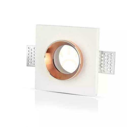 Kontrola Mesh V-TAC GIPS GU10 Square Recessed G-K White+Gold VT-866-GSQ Záruka 5 let