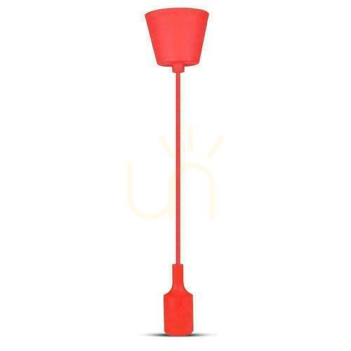 Kontrola V-TAC E27 Red VT-7228-R Silikonové závěsné svítidlo 5 let záruka