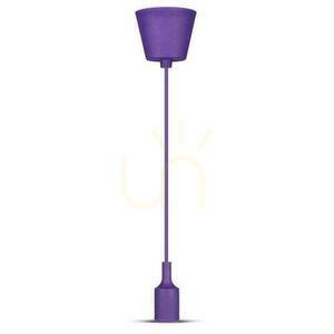V-TAC E27 Fialové silikonové závěsné svítidlo VT-7228-PE Záruka 5 let 1 V-TAC E27 Fialové silikonové závěsné svítidlo VT-7228-PE Záruka 5 let small 1