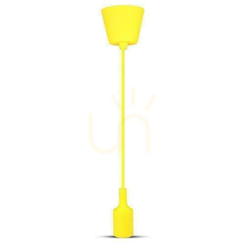 Kontrola V-TAC E27 Yellow VT-7228-Y Silikonové závěsné svítidlo 5 let záruka