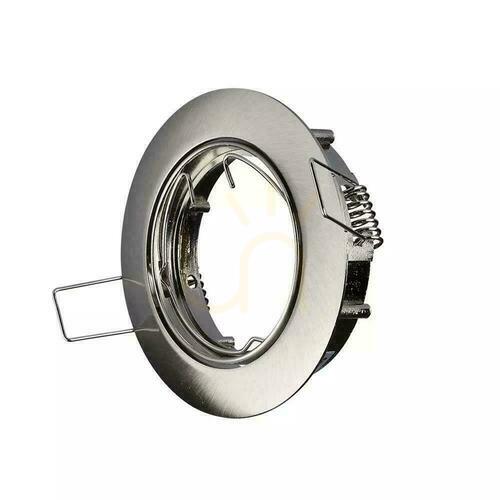 Kontrola Síťovina V-TAC GU10 Round Movable Satin VT-779-SN-RD